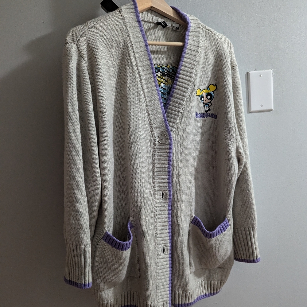 Powerpuff girls oversized cardigan size EU small